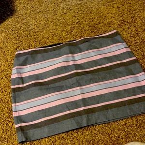 Gap striped mini-skirt